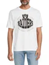 Hugo Boss Boss X Nfl Stretch Cotton Graphic T-shirt In Las Vegas Raiders White