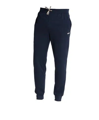 Hugo Boss Men's Unique Cuff Track Pants Joggers, Navy In Blue