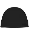 Hugo Boss Men's Waffle Logo Detail Beanie In Black