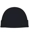 Hugo Boss Men's Waffle Logo Detail Beanie In Black