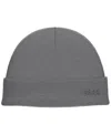 Hugo Boss Men's Waffle Logo Detail Beanie In Gray