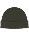 Hugo Boss Men's Waffle Logo Detail Beanie In Green