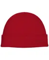 Hugo Boss Men's Waffle Logo Detail Beanie In Red