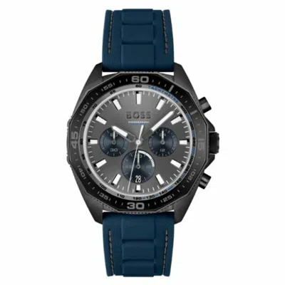 Hugo Boss Men's Watch  1513972 ( 44 Mm) Gbby2 In Blue