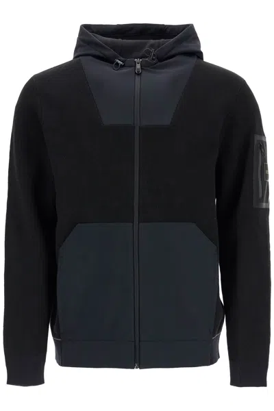 Hugo Boss Mens Black Hoodie With Zip