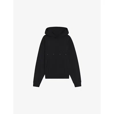Hugo Boss Mens Hugo X Apoh Graphic-print Cotton-jersey Hoody Black Xxl