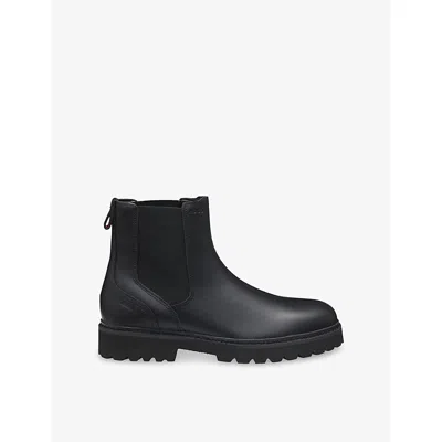 Hugo Boss Chelsea Lug-sole Boots In Black