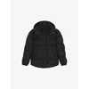Hugo Boss Water-repellent Jacket With Monogram Jacquard In Black