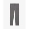 Hugo Boss Slim-fit Trousers In Melange Stretch Fabric