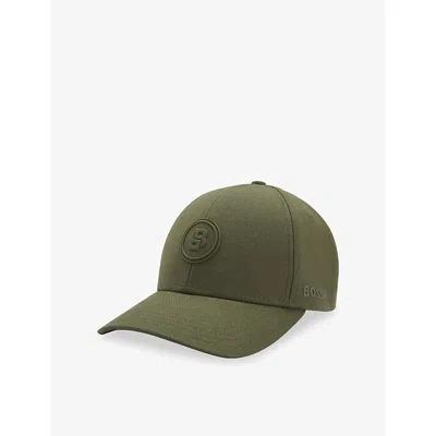 Hugo Boss Mens Boss Logo Adjustable Cotton Cap In 347