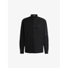 Hugo Boss Boss Button-down Collar Cotton Shirt In Black