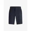 Hugo Boss Mens Boss Elasticated-waist Slim-fit Stretch-woven Shorts