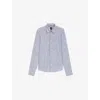 Hugo Boss Slim-fit Shirt In Printed Performance-stretch Jersey