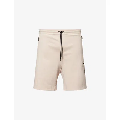 Hugo Boss Mens Boss Green Headlo Drawstring Stretch-cotton Blend Shorts
