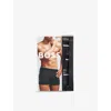 Hugo Boss Mens Branded-waistband Three-pack Bamboo Jersey Boxer Briefs Open Miscellaneous