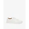 Hugo Boss Suede Low-top Trainers With Branded Lace Loop