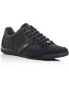 Hugo Boss Saturn Low Top Sneaker In Blue