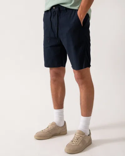 Hugo Boss Mens Tapered Chino Shorts In Blue