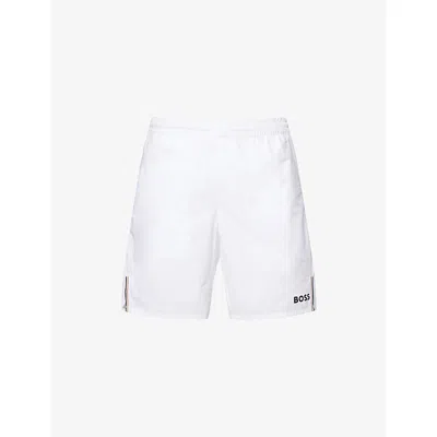 Hugo Boss Mens Boss Green Atta 9inch Drawstring Woven Shorts