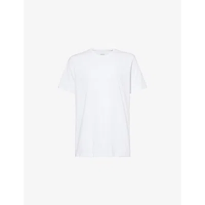 Hugo Boss Mens White Business Bodywear Logo-print Pack Of Two Cotton-jersey T-shirts