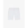 Hugo Boss Slim-fit Shorts In Water-repellent Stretch Fabric In White