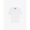 Hugo Boss Porsche X Houndstooth-patterned T-shirt In Mercerized Cotton