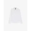 Hugo Boss Mens Boss Regular-fit Long-sleeve Stretch-linen Shirt In White