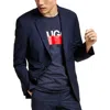Hugo Boss Mens Wool Two-button Blazer In Blue