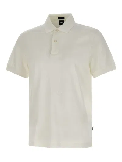 HUGO BOSS MERCERIZED COTTON POLO SHIRT