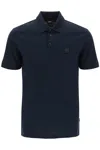 Hugo Boss Boss Mercerized Cotton Polo Shirt In Blue