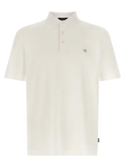Hugo Boss Mercerized Cotton Polo Shirt In Purple