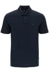 Hugo Boss Boss Mercerized Cotton Polo Shirt In Dark Blue (blue)