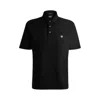 Hugo Boss Boss Parris 01 Polo T Shirt Black In Black