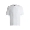 Hugo Boss Porsche X Mercerized-cotton T-shirt With Special Branding In White