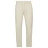 Hugo Boss Mercerized-cotton Tracksuit Bottoms With Insert Details In White