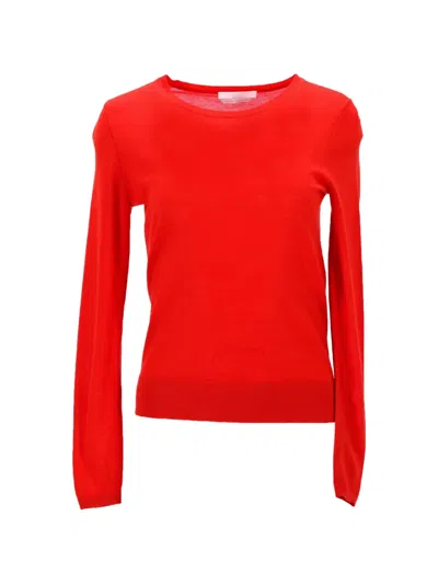 Pre-owned Hugo Boss Merino Sweater In Red