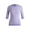 Hugo Boss Merino-wool Sweater With Breton Stripes In Multi