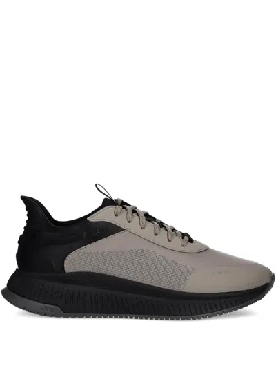 Hugo Boss Mesh-panel Sneakers In Multi