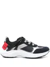 Hugo Boss Mesh Sneakers In Black