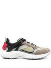 Hugo Boss Mesh Sneakers In Multi