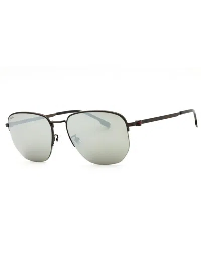 Hugo Boss Geometric-frame Sunglasses In Gray
