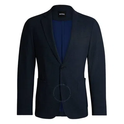 HUGO BOSS HUGO BOSS MICRO-PATTERNED PERFORMANCE SLIM-FIT BLAZER