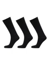Hugo Boss Mid-calf Socks (pack Of Three) In Black