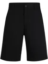 Hugo Boss Regular-fit Shorts With Slim Leg And Buttoned Pockets In Black