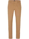 Hugo Boss Mid-rise Slim-fit Jeans In Neutral