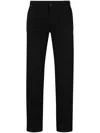 Hugo Boss Button-fly Trousers In 黑色