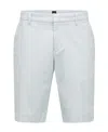 Hugo Boss Mid-waist Shorts In White