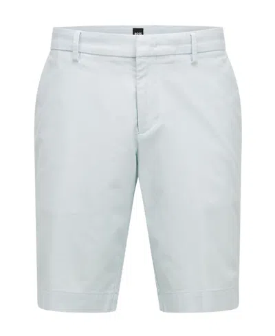 Hugo Boss Mid-waist Shorts In White