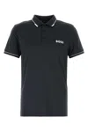 Hugo Boss Midnight Blue Stretch Polyester Polo Shirt
