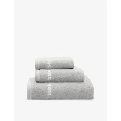 Hugo Boss Mineral Edge Cotton Tow In Gray